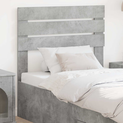 Testiera Grigio cemento 80 cm Legno multistrato