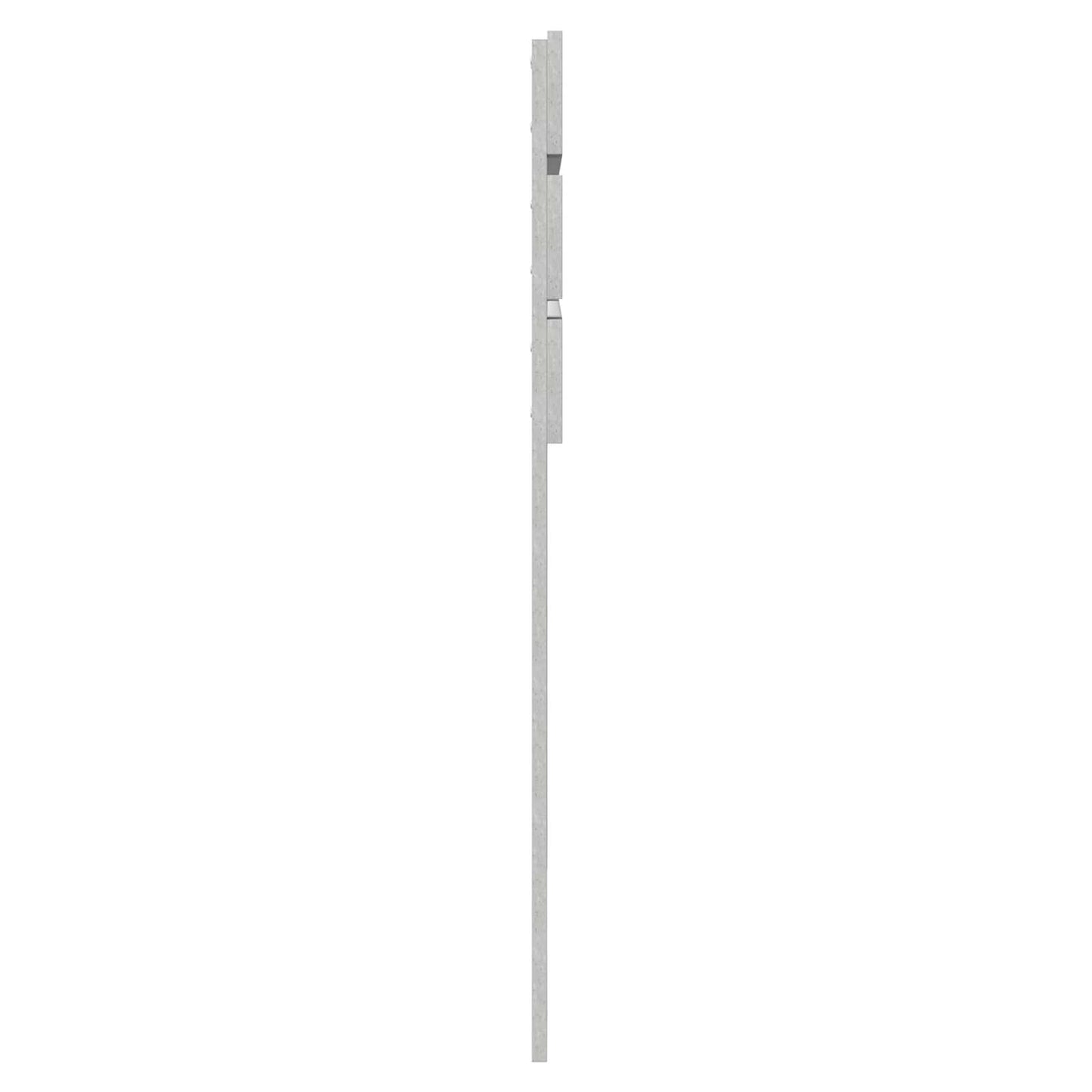 Testiera Grigio cemento 80 cm Legno multistrato
