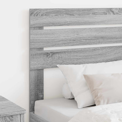 Testiera Grigio Sonoma 80 cm Legno multistrato
