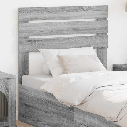 Testiera Grigio Sonoma 80 cm Legno multistrato