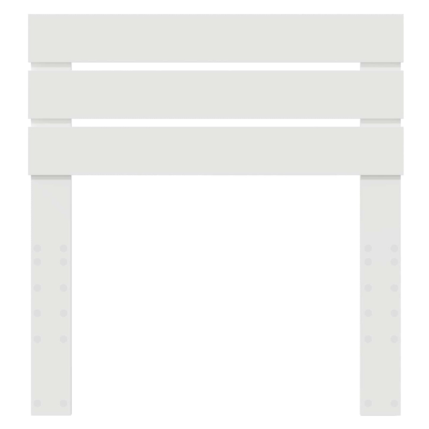 Testiera Bianco 75 cm Legno multistrato