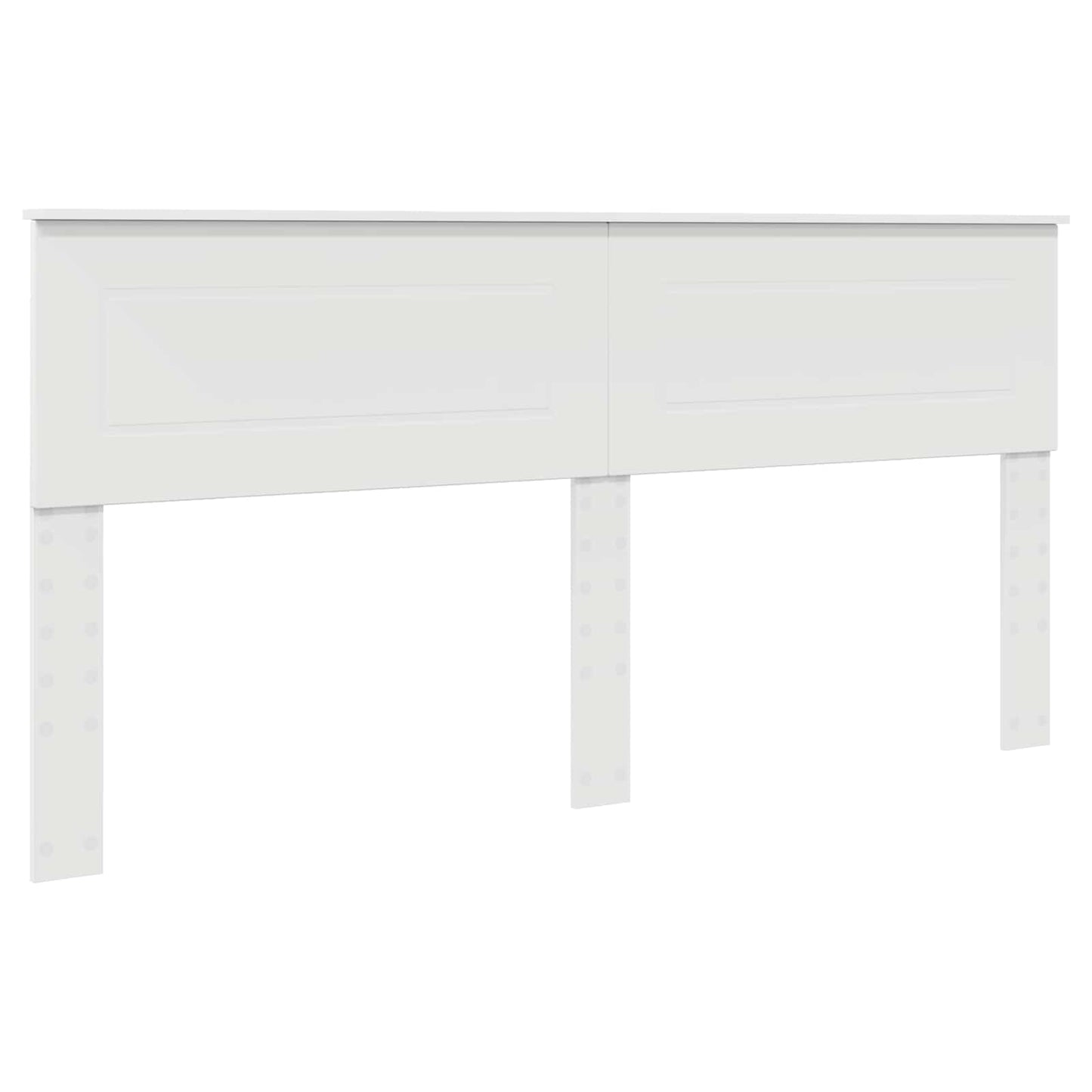 Testiera Bianco 200 cm Legno multistrato