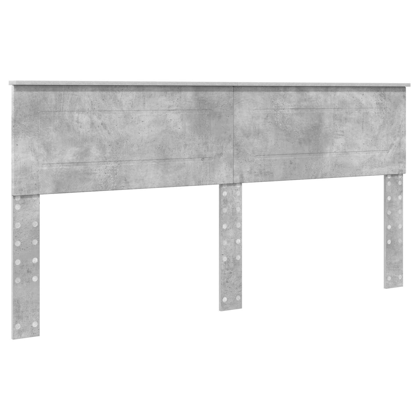 Testiera Grigio cemento 200 cm Legno multistrato