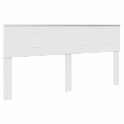 Testiera Bianco Lucido 200 cm Legno multistrato