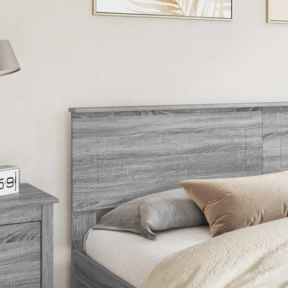 Testiera Grigio Sonoma 200 cm Legno multistrato