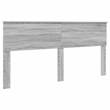 Testiera Grigio Sonoma 200 cm Legno multistrato