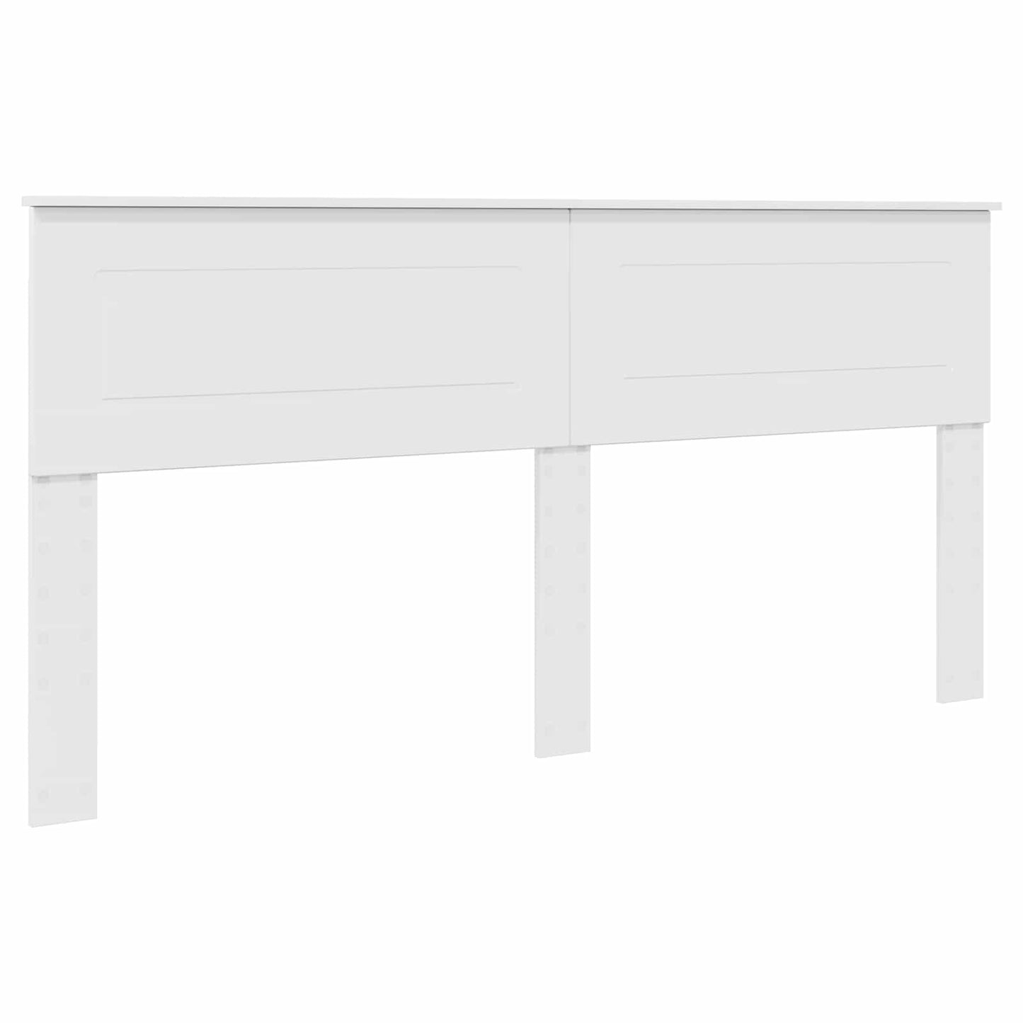 Testiera Bianco Lucido 180 cm Legno multistrato