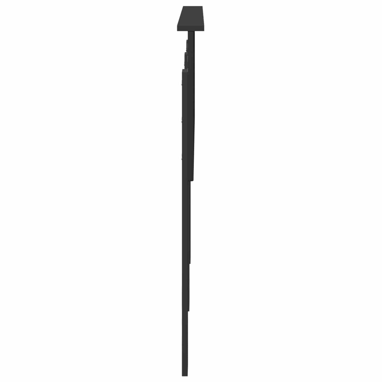 Testiera Rovere Nero 150 cm Legno multistrato
