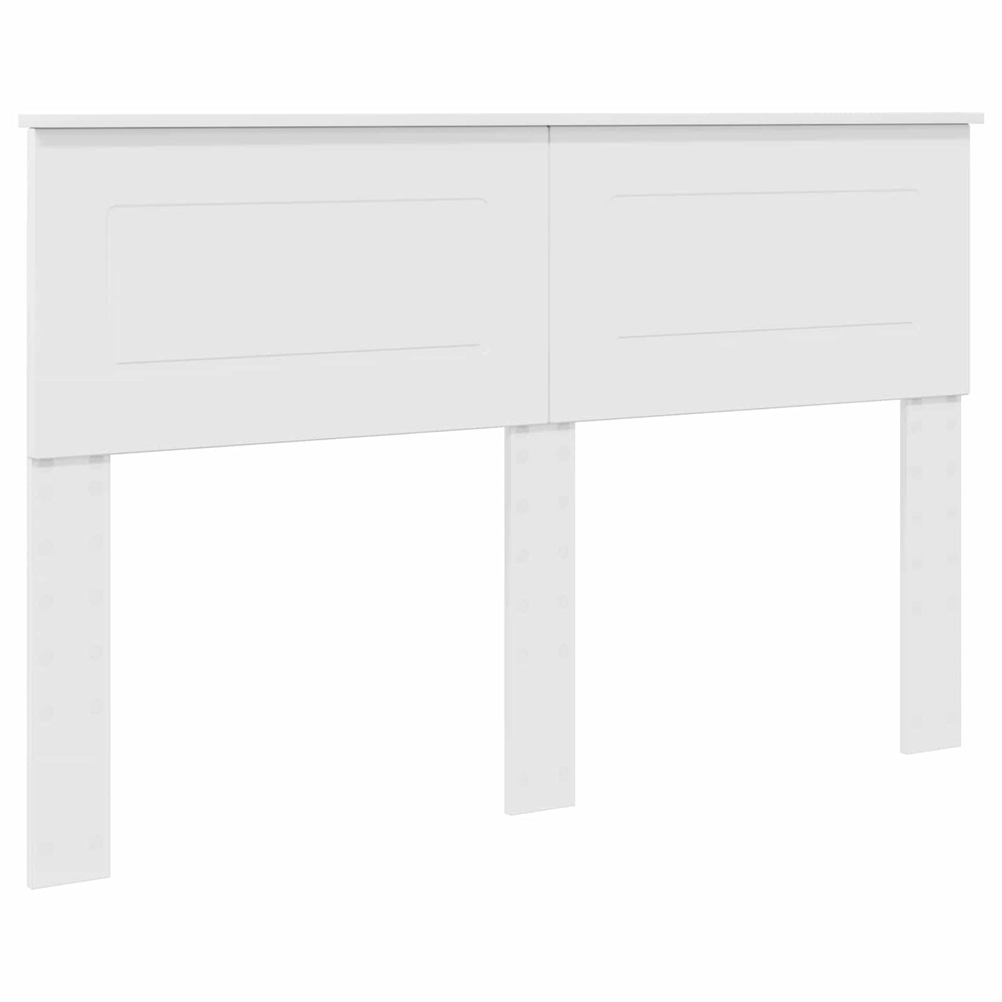 Testiera Bianco Lucido 140 cm Legno multistrato