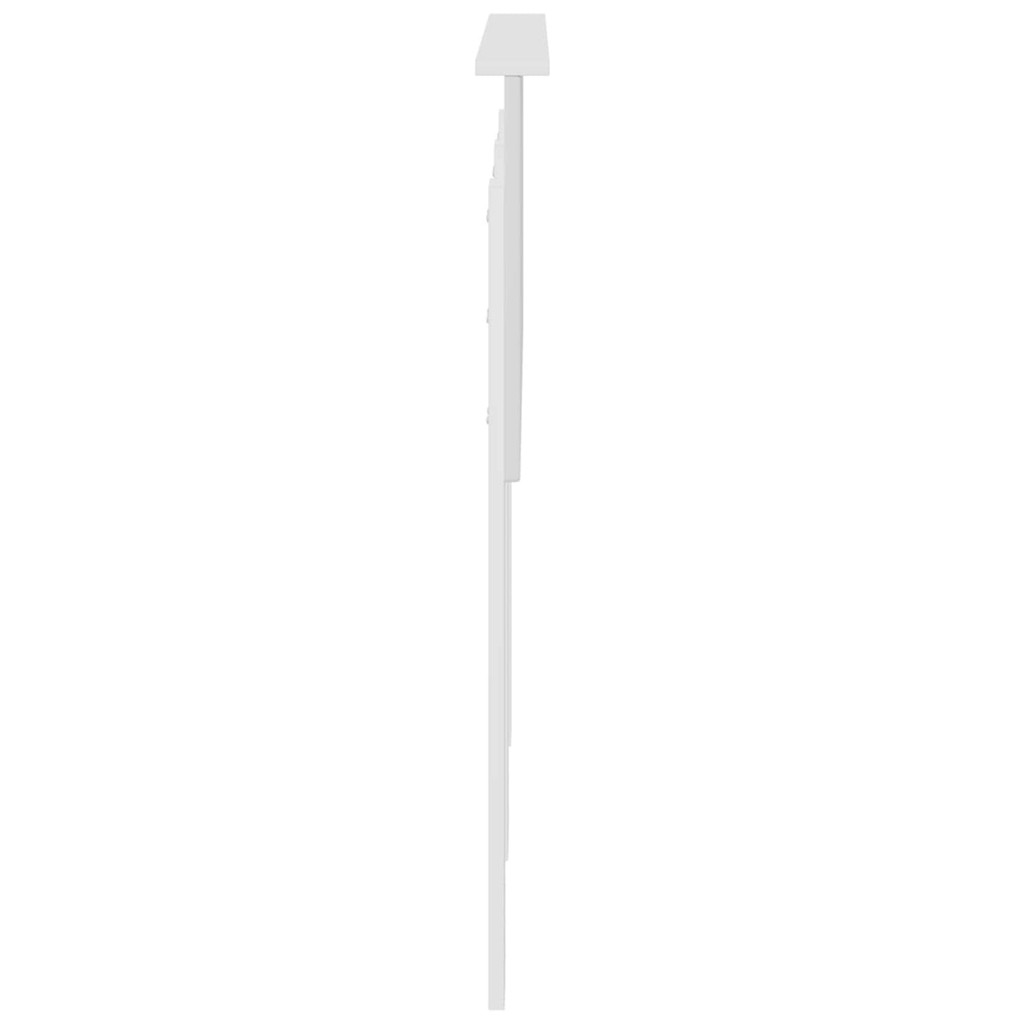 Testiera Bianco 120 cm Legno multistrato