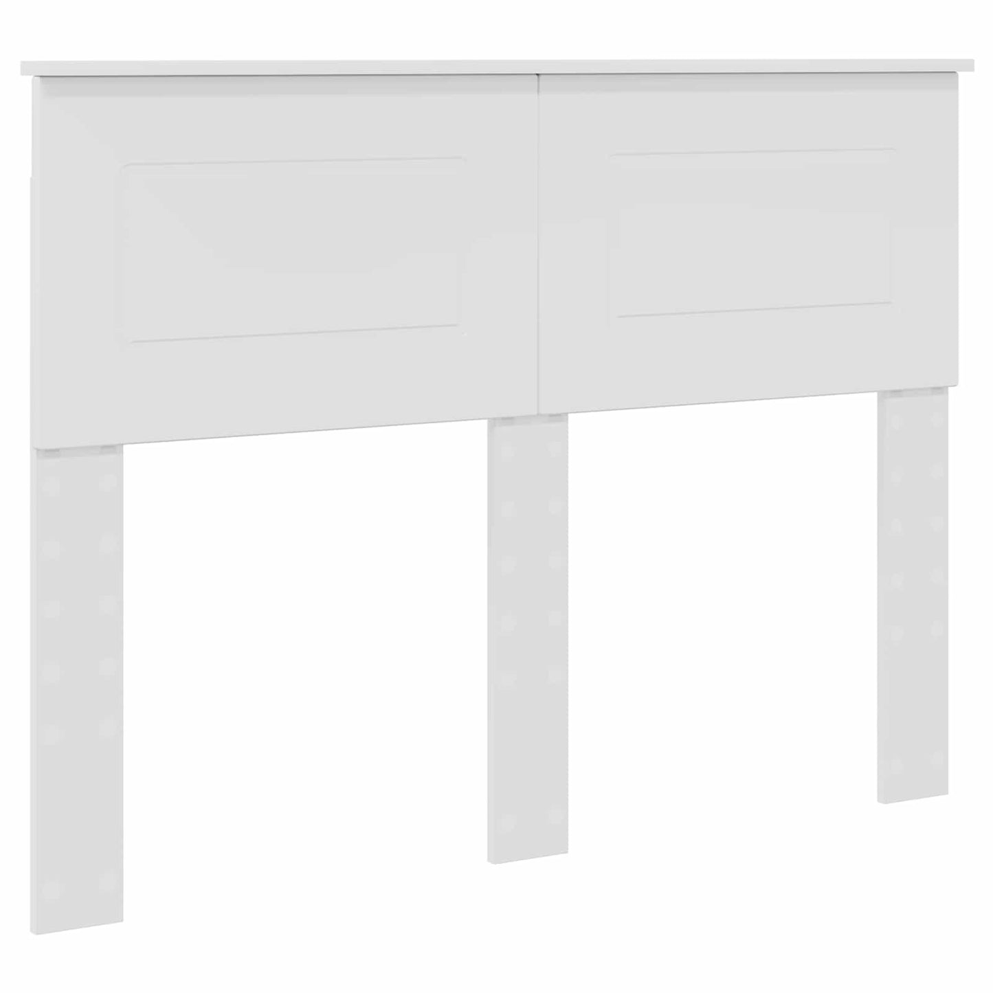 Testiera Bianco Lucido 120 cm Legno multistrato