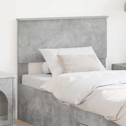 Testiera Grigio cemento 90 cm Legno multistrato