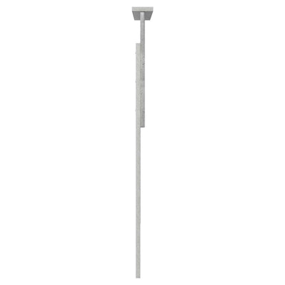 Testiera Grigio cemento 90 cm Legno multistrato