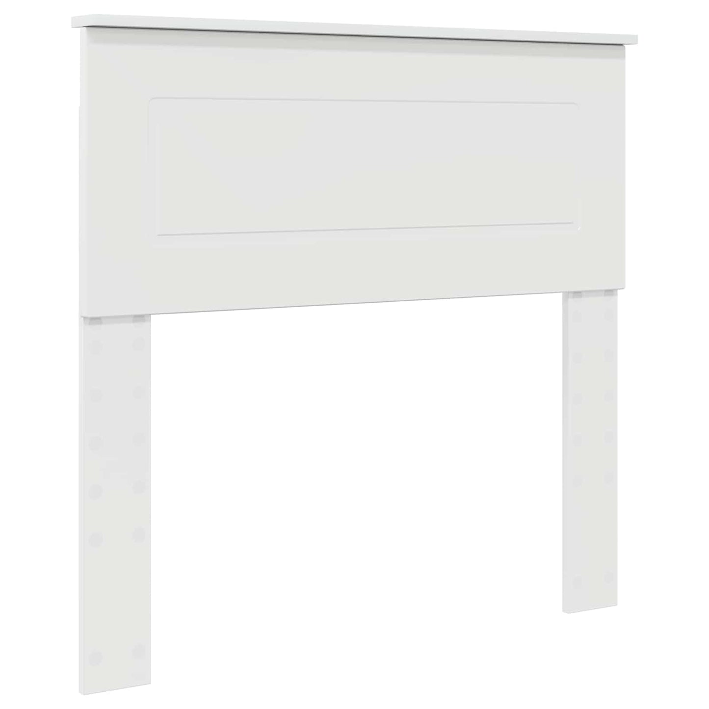 Testiera Bianco Lucido 80 cm Legno multistrato