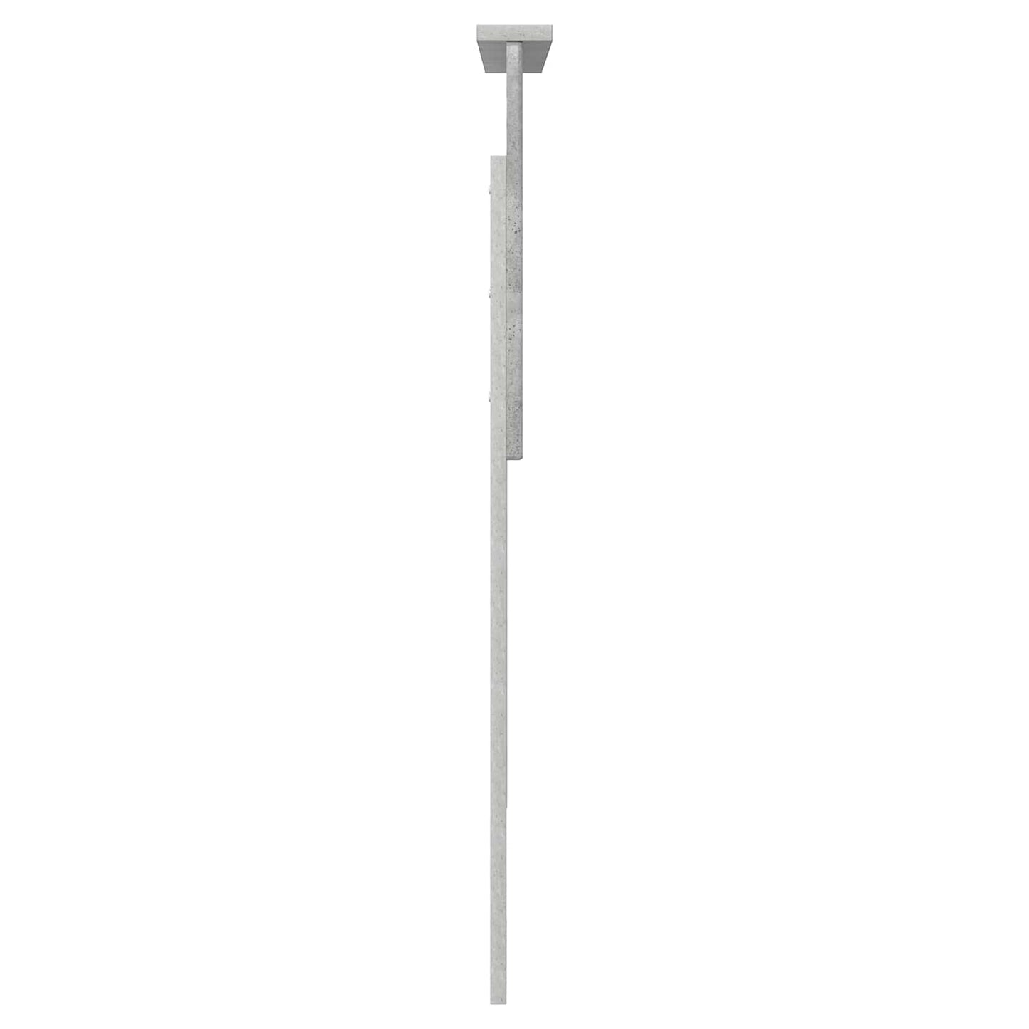 Testiera Grigio cemento 75 cm Legno multistrato