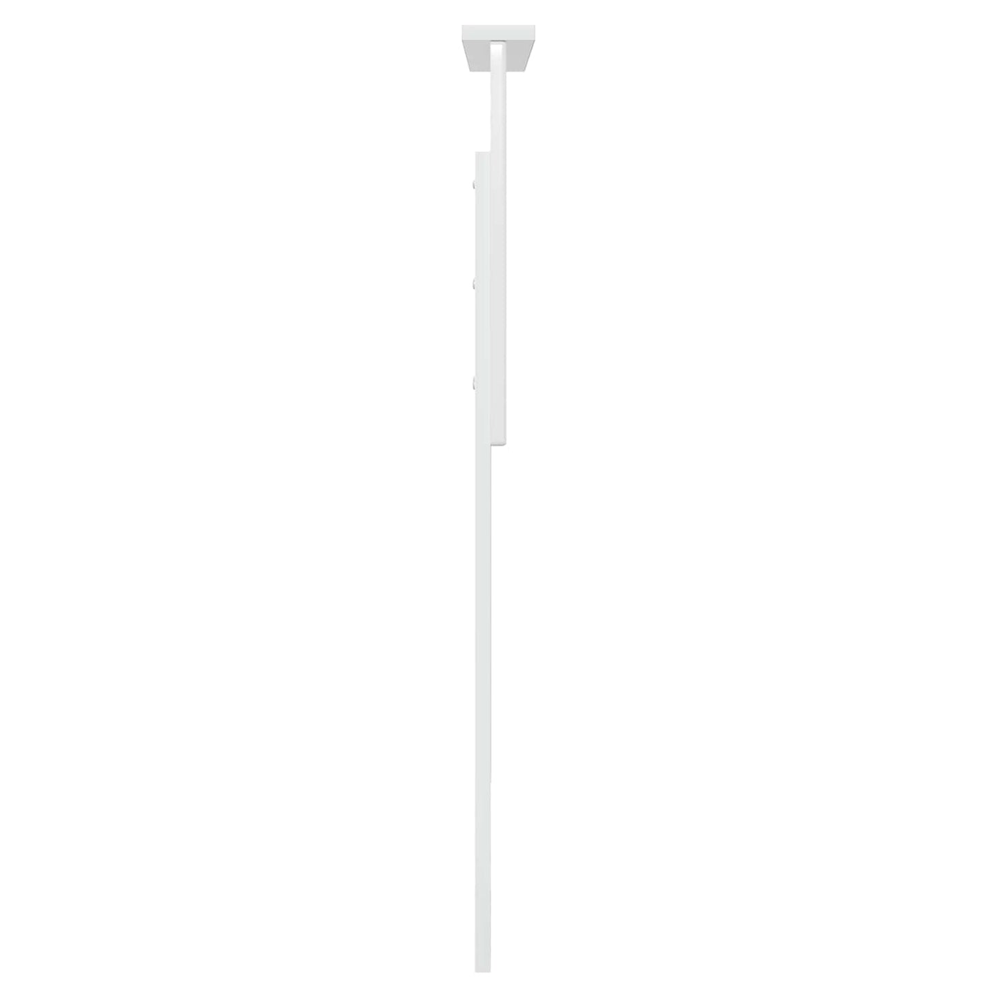 Testiera Bianco Lucido 75 cm Legno multistrato
