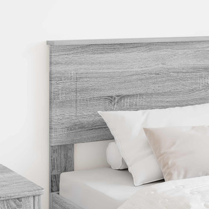 Testiera Grigio Sonoma 75 cm Legno multistrato
