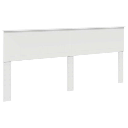 Testiera Bianco 200 cm Legno multistrato