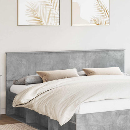 Testiera Grigio cemento 200 cm Legno multistrato