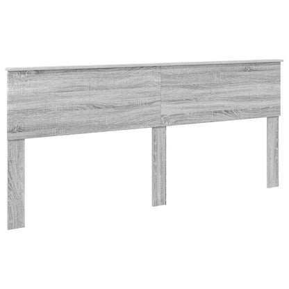 Testiera Grigio Sonoma 200 cm Legno multistrato