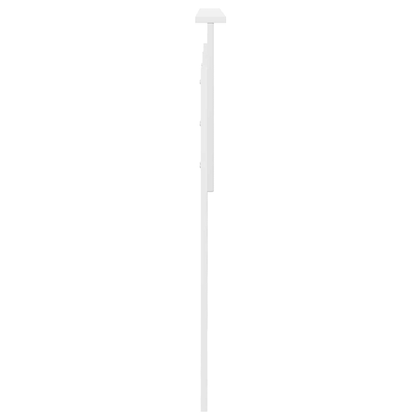 Testiera Bianco 180 cm Legno multistrato