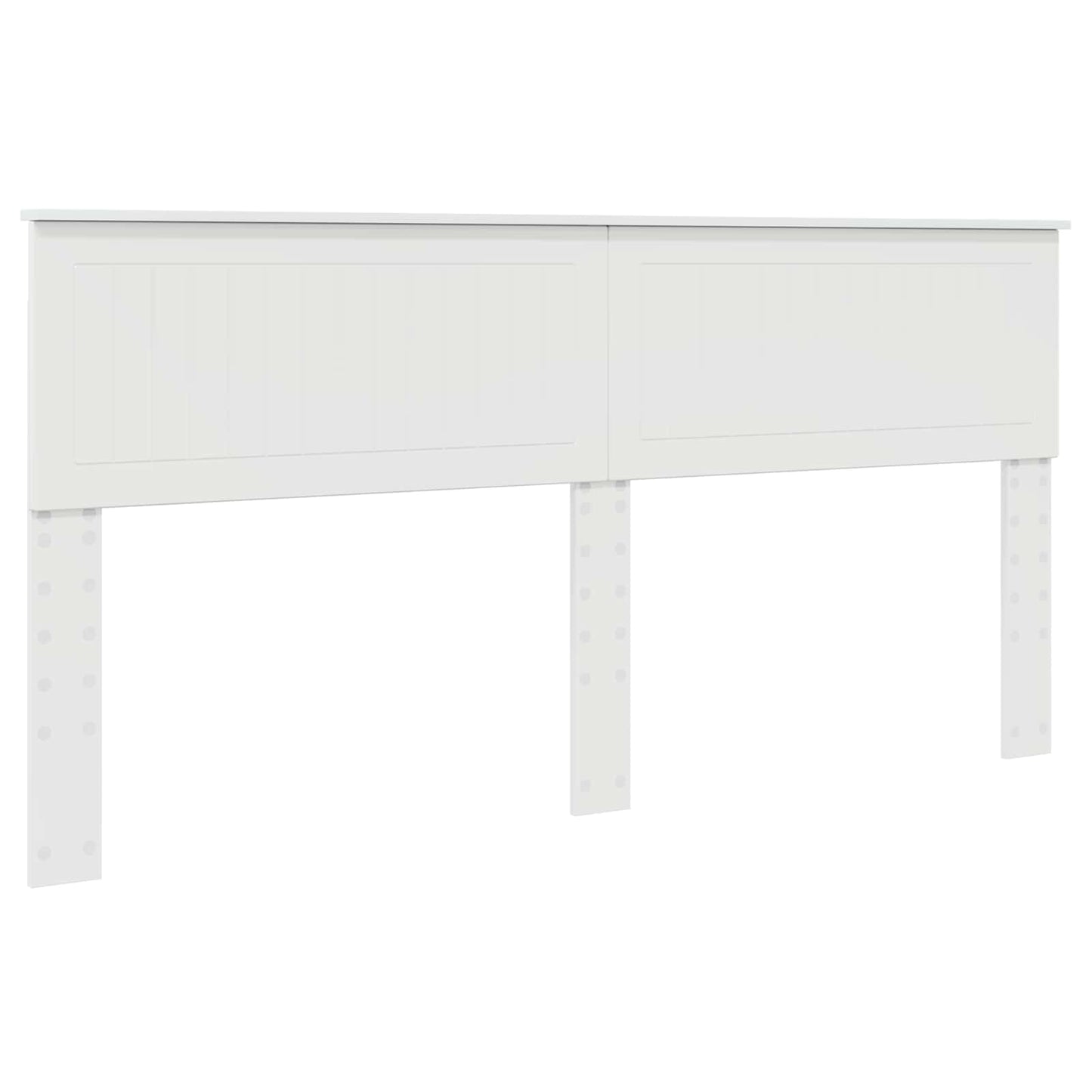 Testiera Bianco Lucido 180 cm Legno multistrato