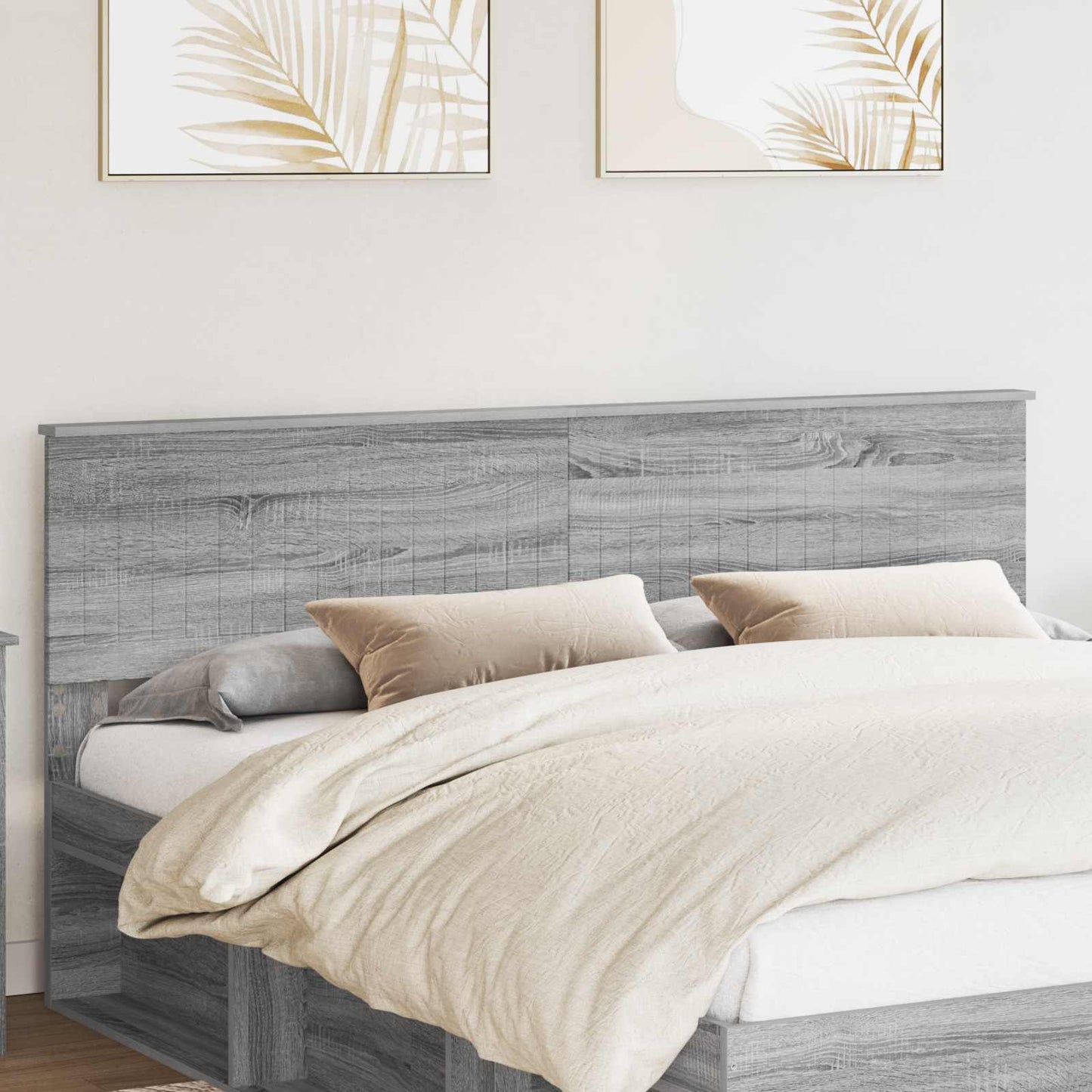 Testiera Grigio Sonoma 180 cm Legno multistrato