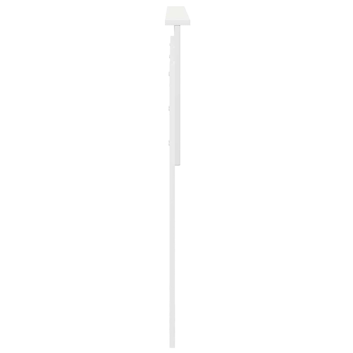 Testiera Bianco 160 cm Legno multistrato