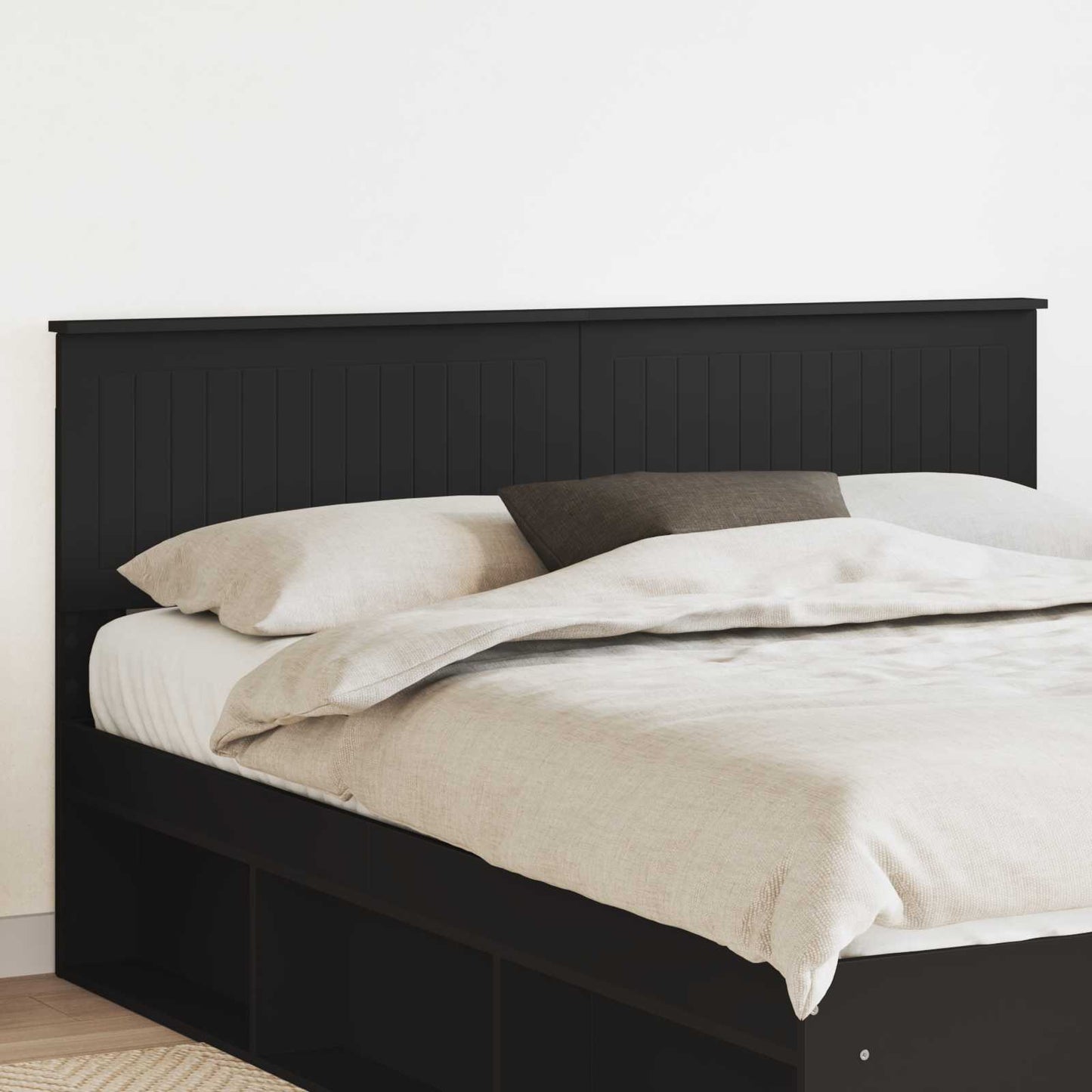 Testiera Rovere Nero 160 cm Legno multistrato