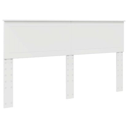 Testiera Bianco Lucido 160 cm Legno multistrato