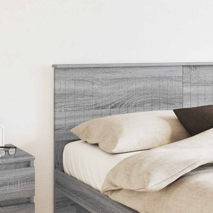Testiera Grigio Sonoma 160 cm Legno multistrato