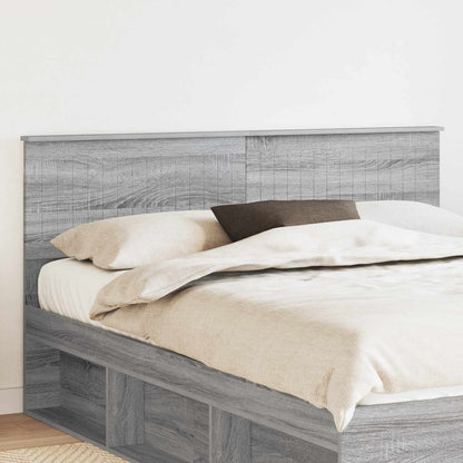 Testiera Grigio Sonoma 160 cm Legno multistrato