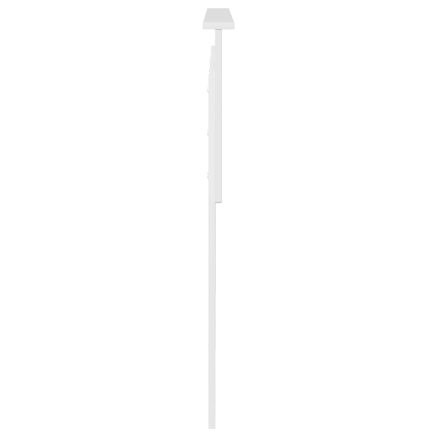 Testiera Bianco 150 cm Legno multistrato