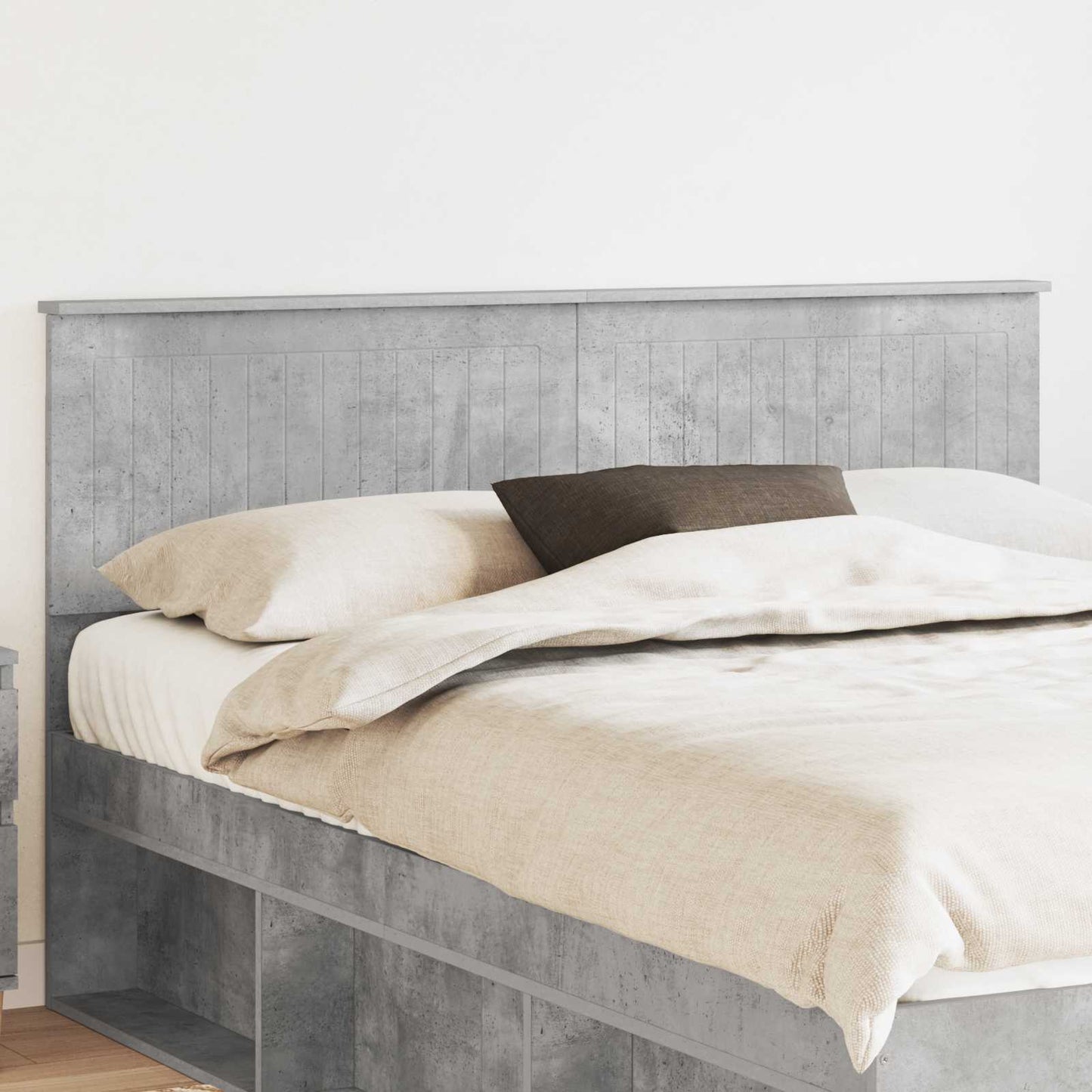 Testiera Grigio cemento 150 cm Legno multistrato