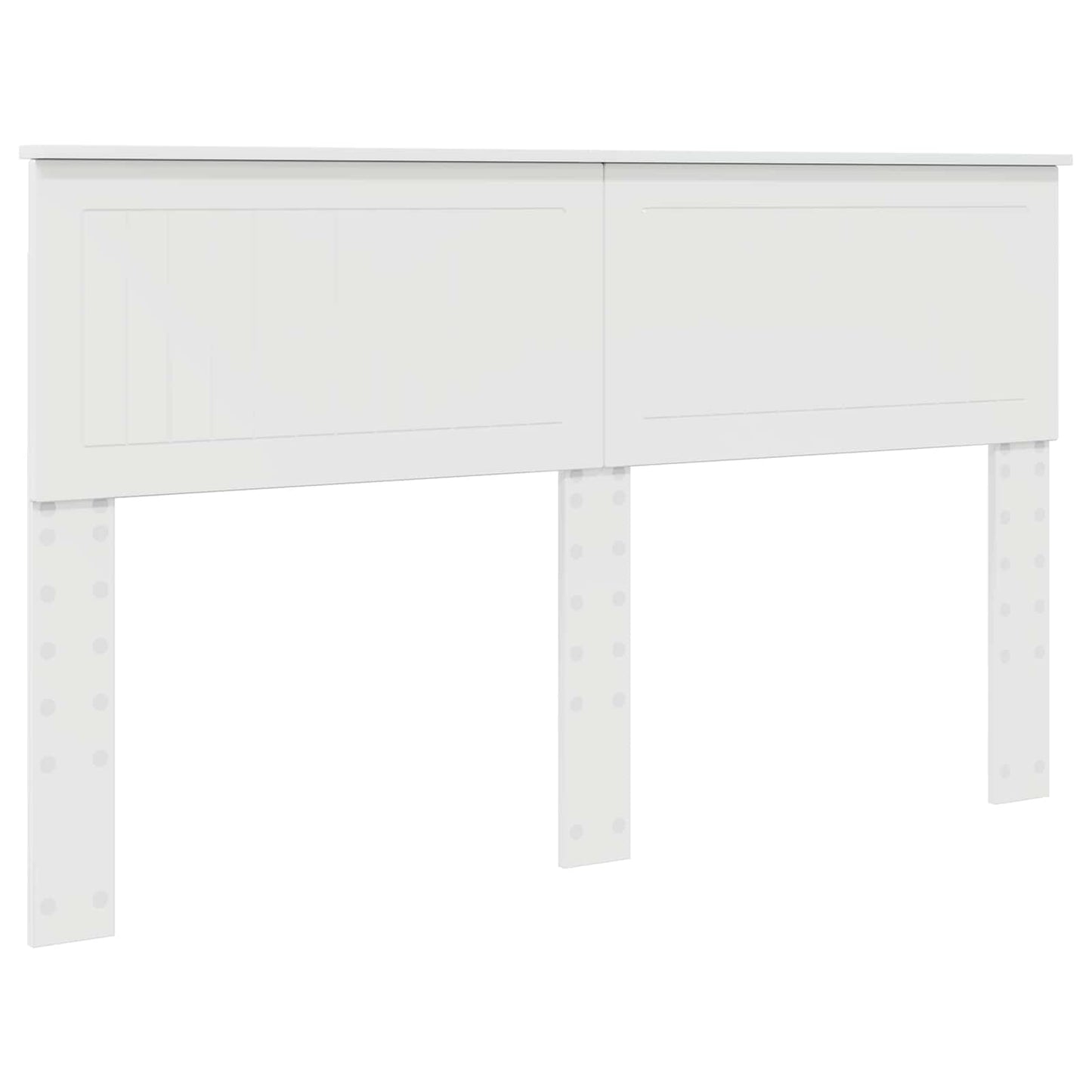 Testiera Bianco Lucido 150 cm Legno multistrato