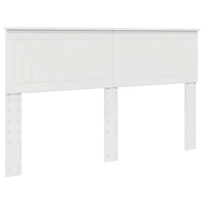 Testiera Bianco Lucido 150 cm Legno multistrato