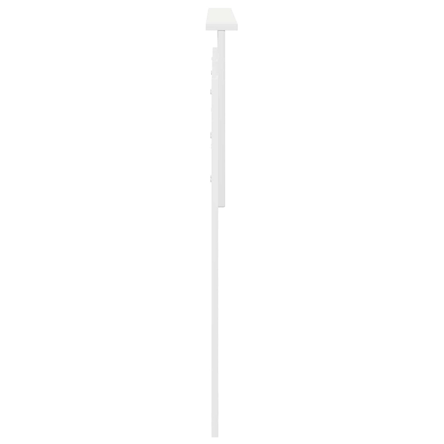 Testiera Bianco 140 cm Legno multistrato