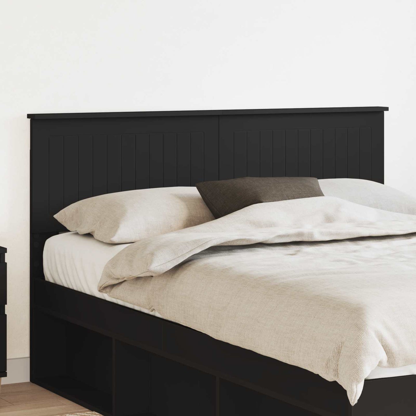 Testiera Rovere Nero 140 cm Legno multistrato