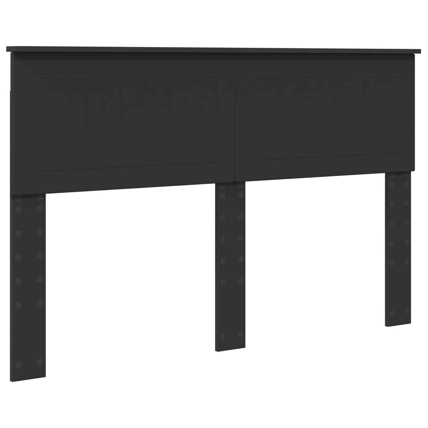 Testiera Rovere Nero 140 cm Legno multistrato