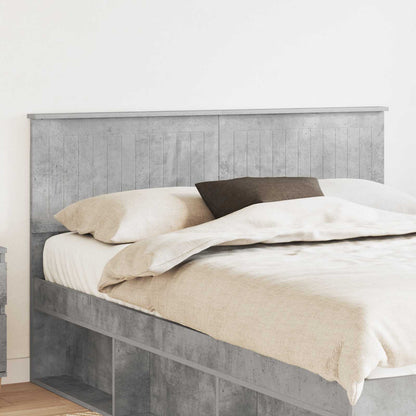 Testiera Grigio cemento 140 cm Legno multistrato