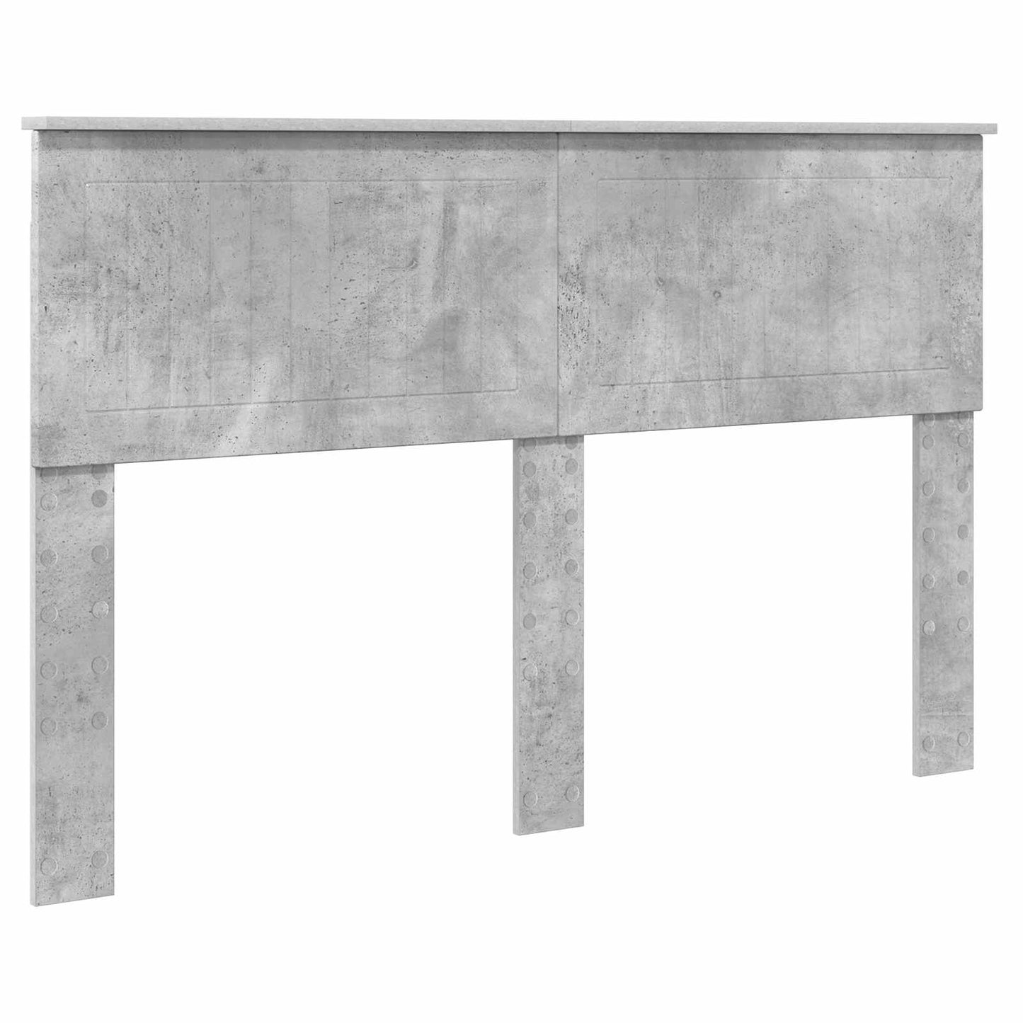 Testiera Grigio cemento 140 cm Legno multistrato