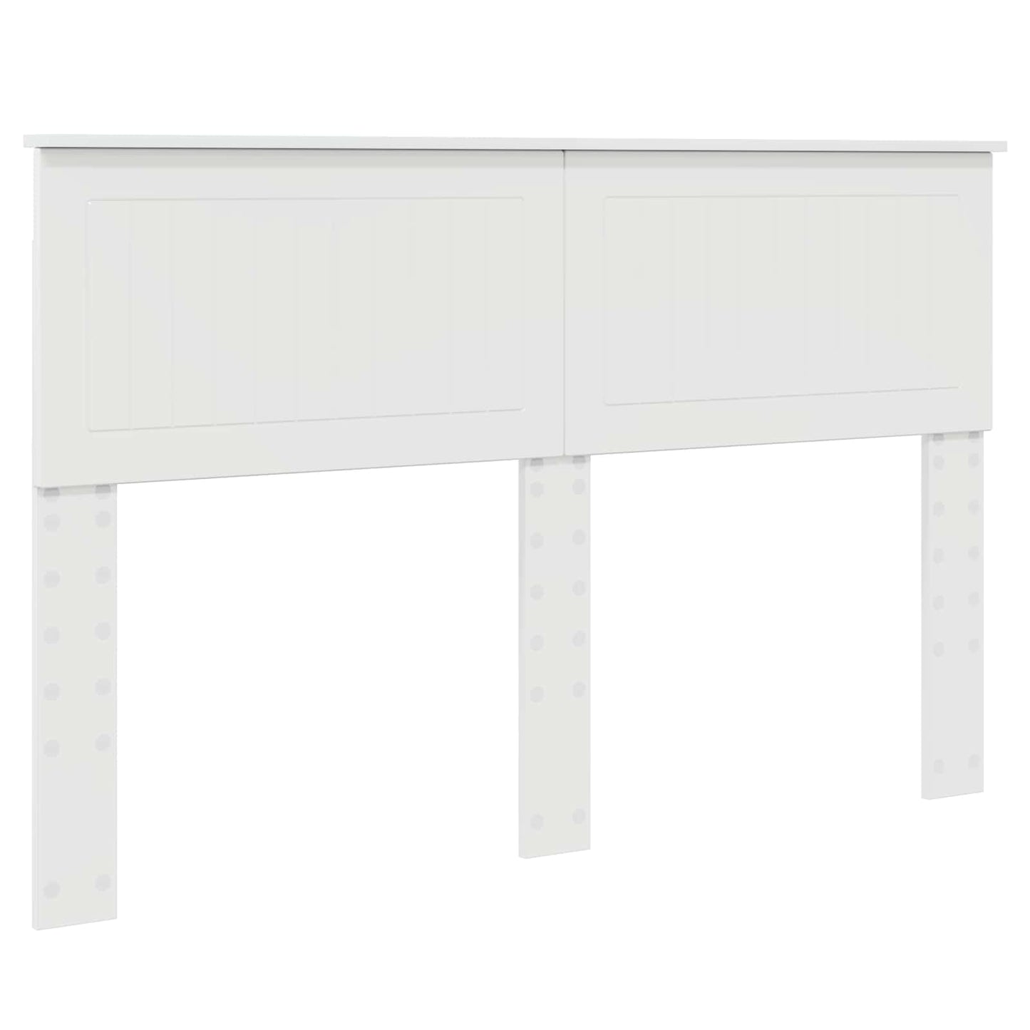 Testiera Bianco Lucido 140 cm Legno multistrato