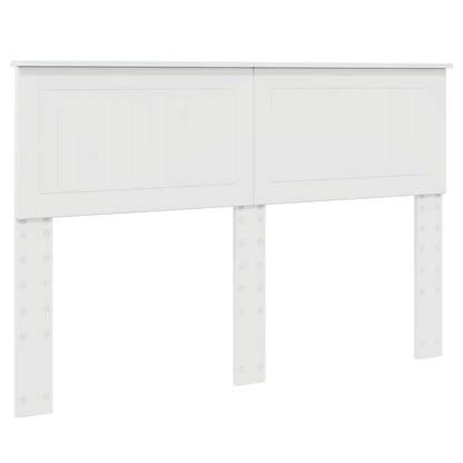 Testiera Bianco Lucido 140 cm Legno multistrato
