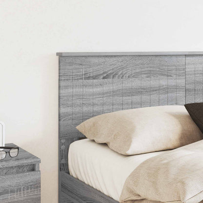 Testiera Grigio Sonoma 140 cm Legno multistrato
