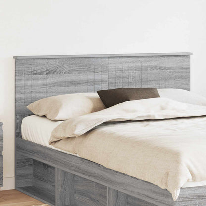 Testiera Grigio Sonoma 140 cm Legno multistrato