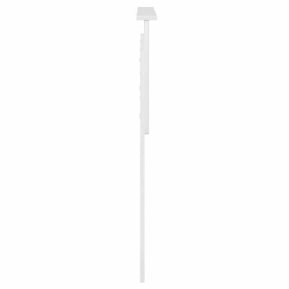 Testiera Bianco Lucido 135 cm Legno multistrato