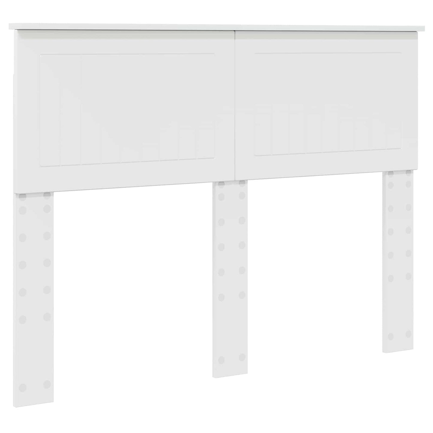 Testiera Bianco Lucido 120 cm Legno multistrato