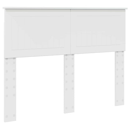 Testiera Bianco Lucido 120 cm Legno multistrato