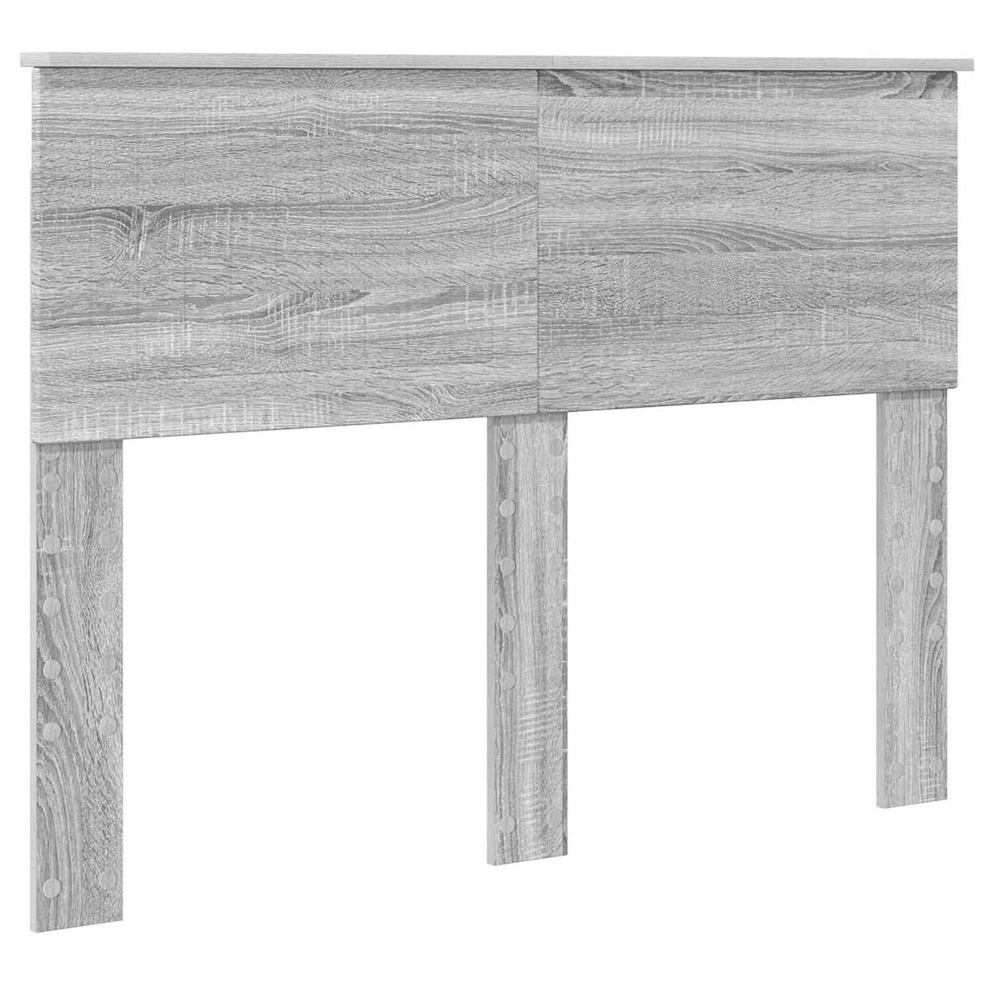 Testiera Grigio Sonoma 120 cm Legno multistrato