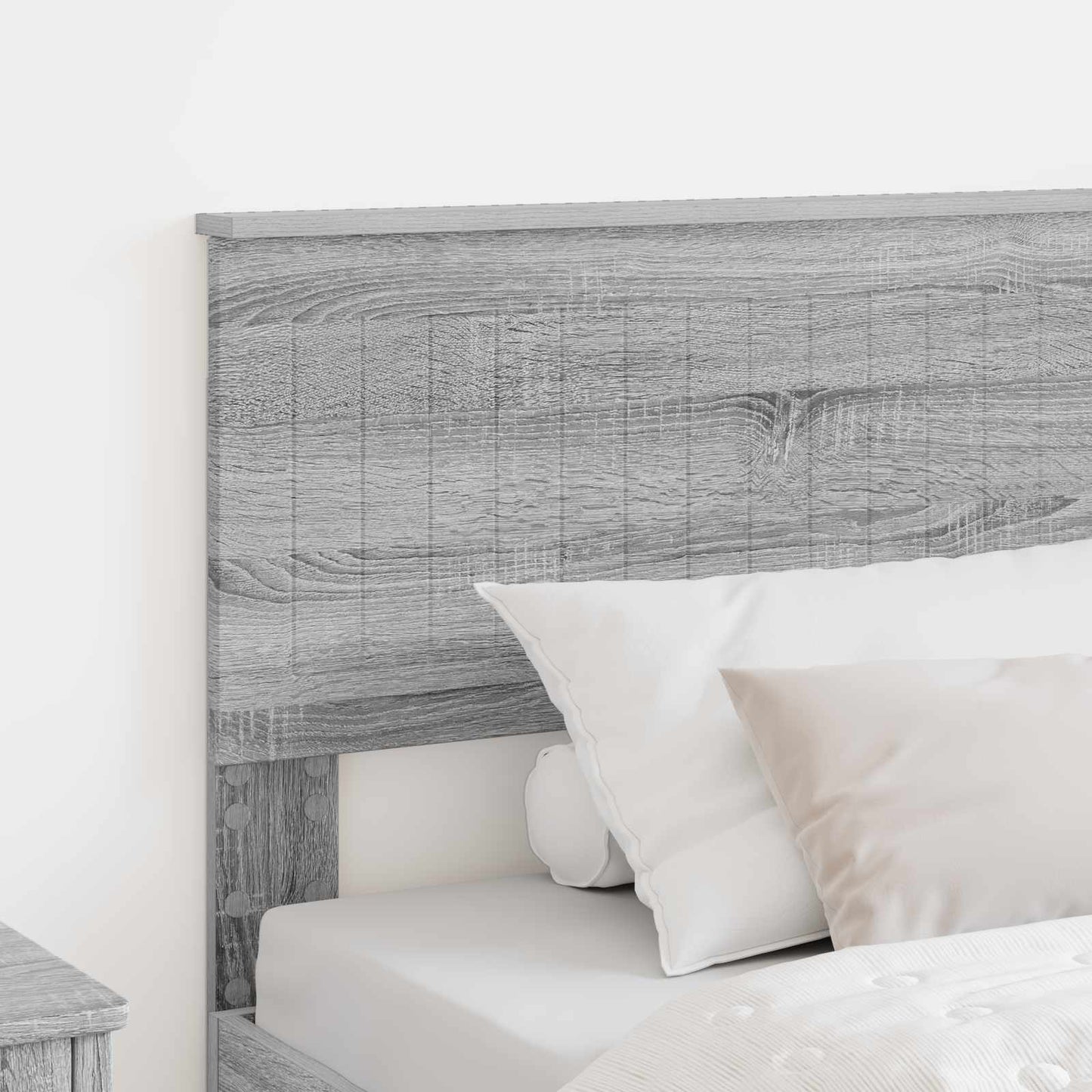 Testiera Grigio Sonoma 100 cm Legno multistrato